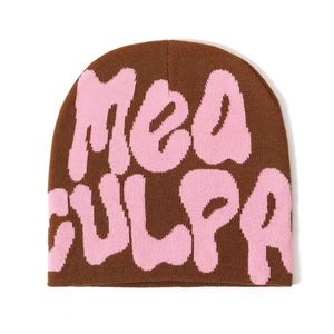 Nouveau design designer beanie lettre classique Bonnet en tricot Caps pour hommes pour hommes Automne hivernale chaude laine épaisse broderie de chapeau froid couple de mode de mode S7