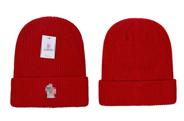 Nuevo diseño Gorro de diseñador Carta clásica Gorro de punto Gorras para hombre para mujer Otoño Invierno Cálido Lana gruesa Bordado Sombrero frío Pareja Moda Sombreros de calle z5