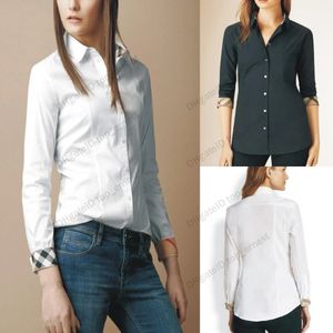 Nieuwe Ontwerp Engeland Vrouwen Lange Mouw Geruite Shirt Top Lente Herfst Casual Kantoor Blouse Blusas Mujer De Moda Blouses Vrouwelijke