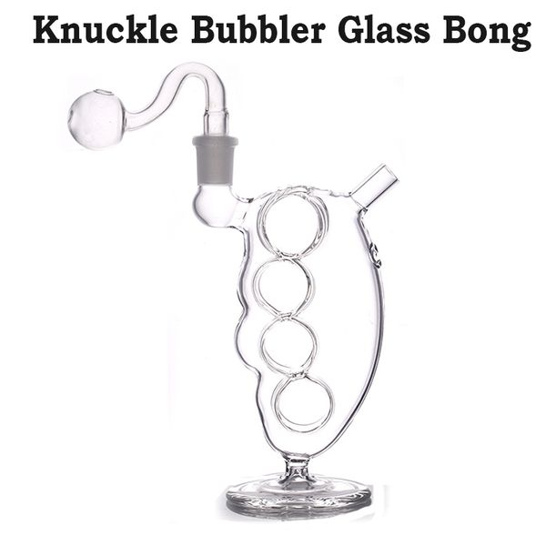 Nouveau design verre Bong brûleur à mazout 14mm femelle barboteurs fumer tuyau d'eau herbe sèche tabac cuillère tuyau avec 30mm boule bol d'huile prix le moins cher