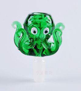 Nouveau design pipe à eau en verre bong pipes en verre de poulpe 14mm 18mm pipes à fumer en verre 14 mm 18mm bol mâle narguilé accessoires pour fumer