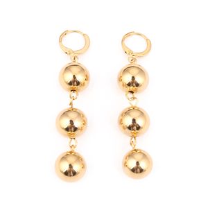 Nouveau Design perles brillantes boucles d'oreilles pour femmes boule ronde balancent lustre boucles d'oreilles fille chapelet bijoux cadeaux