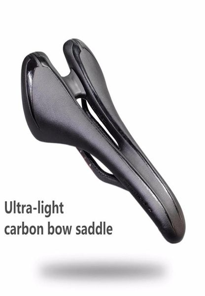 Nouveau design creux léger léger en fibre de carbone en carbone Bow Evo Evo Sponge MTB Road Bike siège Cushion Bicycle Saddle6640723