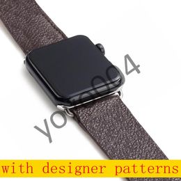 Correa de cuero de nuevo diseño para Apple Watch Band Series 6 5 4 3 2 40 mm 44 mm 38 mm 42 mm Pulsera para iWatch Belt Y04