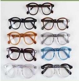 Nouveau design Lemtosh Eyewear Sun Gresses Frames Top Quality Round Round Eyeglasses Sunglases Cadre Rivet 1915 S M L SIZE6246409