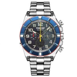 Nieuw design herenhorloges montre de luxe chronograaf quartz F1 horloge roestvrij staal luxe zakelijke horloges Orologi Lusso ontwerper mannelijke klok kleine wijzerplaat werk