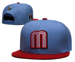 Nieuwe Ontwerp Mexico verstelbare Caps Letter M Hip Hop Hoeden Baseball Caps Volwassen Platte Piek Voor Mannen Vrouwen snapback Cap Hoed C-12