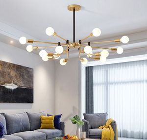 Nieuwe Design Moderne Hanglampen Creatieve Luxe Gouden Plafondverlichting Nordic Hanglampen voor Woonkamer Slaapkamer Dineren Kamer Myy