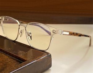 Nouveau design lunettes optiques GITNHE cadre carré avec motif de sculpture exquis style rétro classique lentille transparente de qualité supérieure lunettes transparentes
