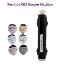 Capsules d'oxygénation à bulles de CO2 portables, nouveau Design, dosettes rechargeables, Machine faciale pour raffermir la peau