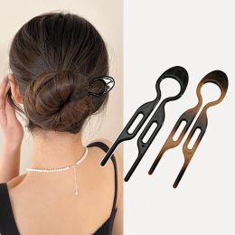Nuevo diseño Barretas retro Cabello en forma de U clip Cañas de horquilla de mujer Accesorios para el cabello