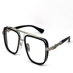 Nouveau design verres optiques rétro-frame carré pushin tige II avec masque oculaire