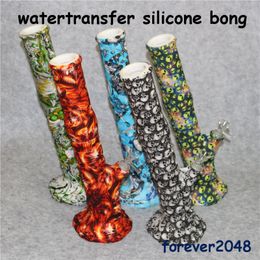 Pipe d'eau en silicone Bongs narguilé FDA Pipes de fumer