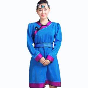 Toneelkleding Dames Mongoolse danskostuum Chinese toga's Qipao-kleding Kleding Klassiek traditioneel grasland nationaal kostuum