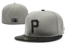 Casquette de Baseball unisexe, nouveau Design, chapeaux ajustés, mode Hip Hop Sport, lettre P entièrement fermée, casquette pour hommes et femmes P3
