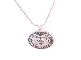 Nouveau Design Viking Style unisexe collier grand archange dieu nom MICHAEL écrit quatre types de chaînes en alliage de Zinc fournir Drop6239668