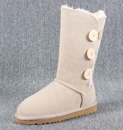 Nieuwe Designer 2020 Hoge kwaliteit WGG Dames Klassieke Tall Boots Womens Boots Boot Snow Winter Laarzen Leren Boot