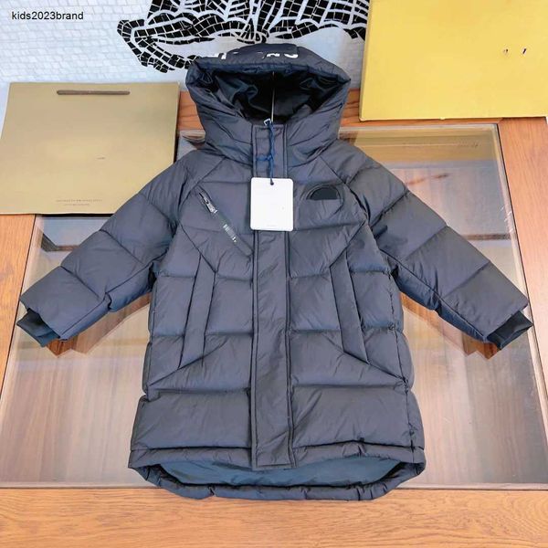 Vestes d'hiver de styliste pour bébé, manteau long en duvet pour enfant, taille 110 à 160, vêtements d'extérieur à capuche avec Logo imprimé pour filles, Nov25, nouvelle collection