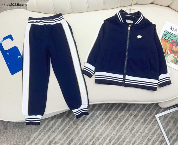 Nouveau designer bébé survêtements enfants fille garçon manteau costume de baseball taille 100-160 veste à glissière à manches longues et pantalon enfant Nov25