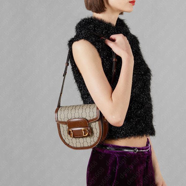 Nouveau sac de créateur sac à bandoulière de luxe sac sous les bras pour femme sac de messager décontracté portefeuille pour homme et femme pochette demi-ronde