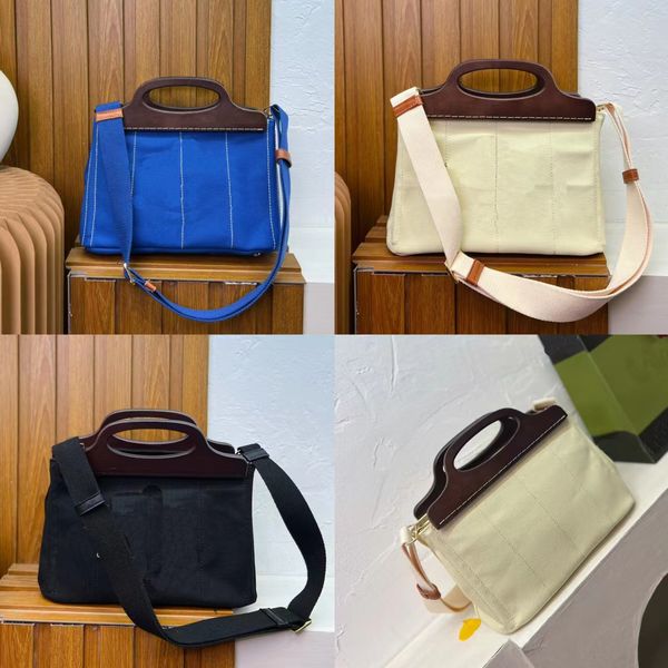 Nouveau sac de créateur De Luxe Femmes Sacs À Bandoulière Sac À Main Designer Bandoulière Portefeuille Femme Sacs À Main 2022 topquality haute capacité Couleur Unie Sacs À Main En Bois Toile