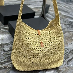 Nouveau sac de créateur sacs à main tissés d'été Fashion Sac de paille décontractée Luxury Crochet Handmade Crochet Sac de vacances Sac de plage de week-end Sac de plage Bag