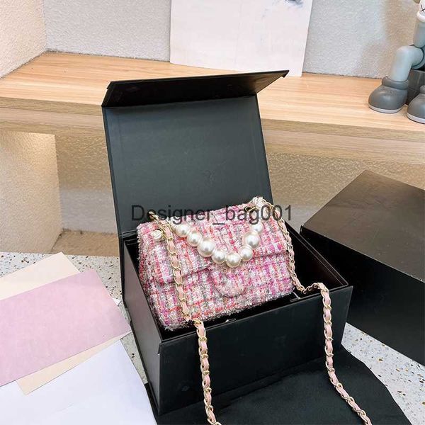 nouveau designer sacs femmes sacs à main sacs à bandoulière luxes perle laine portefeuille mode 23SS femme messager bandoulière sac à main fourre-tout rose mignon