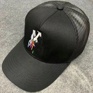 Nouveau concepteur Baseball vague chapeau lettre brodé maille respirant chapeau voyage hommes et femmes Hip Hop Punk Baseball chapeau mode décontracté moto HatS19H12