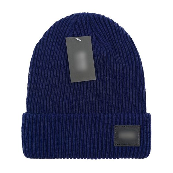 Nouveau bonnet de créateur bonnet en laine bonnet coupe-vent chaud qualité chapeau couple modèles une pièce logo tendance de la mode ajustement parfait produits de haute qualité D-11