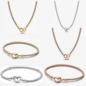 Nieuwe Designer armbanden ketting voor vrouwen sieraden liefde gesp hanger DIY fit Pandoras armband kettingen mode Verlovingsfeest geschenken met doos