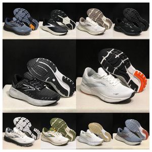 Nouveau designer Brooks Glycerin 20 Hyperion Tempo Chaussures Chaussures Men Femmes Black Blanc Jaune Green Men Trainers Sneakers Shoe