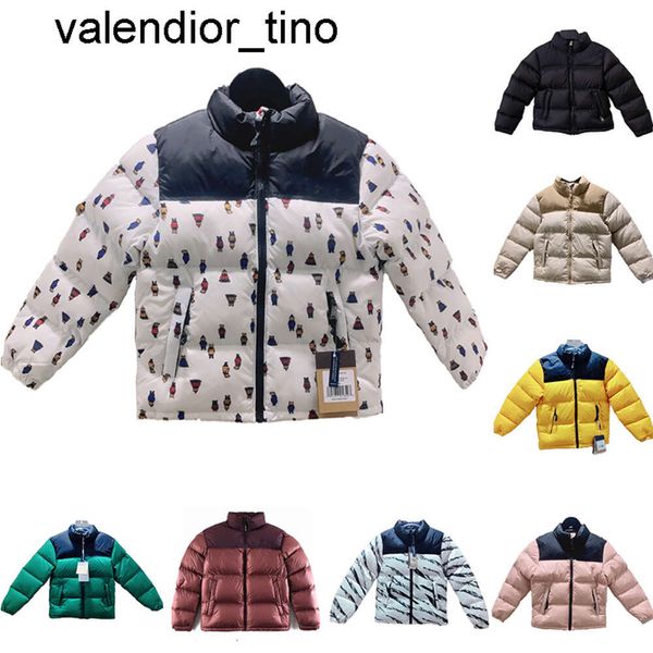 Nouveaux vêtements de marque veste d'hiver enfants broderie doudoune chaude Parka manteau Puffer lettre impression vêtements d'extérieur impression hommes femmes doudoune