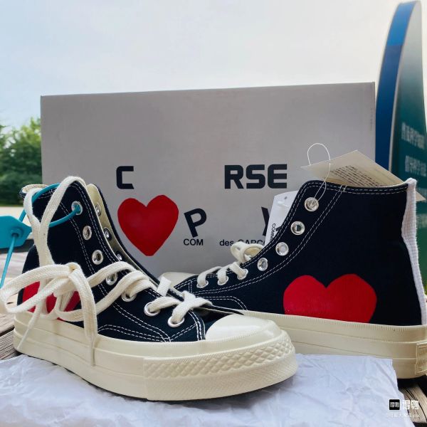 Nouveau designer Comme des Garcons X 1970s Femmes Hommes Toile Chaussures Low Top Vintage All Star Classic 70 Chucks Taylors Mocassins Mode Casual Original Baskets Baskets