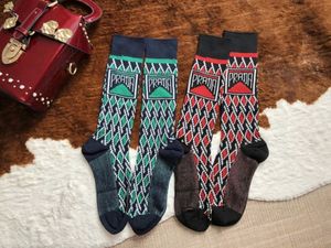 Nieuwe Designer Cotton Socks Kousen Voor Dames Luxe Dames Merk Vintage Lange Knie Sok Kous Geschenken Factory Sale S997