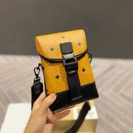 NUEVO Diseñador CrossBody Bags MM Mini Chest Pack Mujer Teléfono bolso de mano Costura Color Diseñador Bolso Calidad Cartera de cuero Bolso Calidad Mujer Cartera 220920