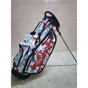 Nieuwe designer golftassen golfclubs sporttassen digitale borstel printen pony cameron lichtgewicht stof golfstandzak grote capaciteit en goede praktijkbaarheid