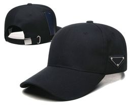 Nouveaux chapeaux de créateurs pour hommes casquette pour hommes casquette de baseball réglable en pur coton brodé casquette de baseball triangle de mode italienne casquette classique chapeau ajusté chapeaux P-12