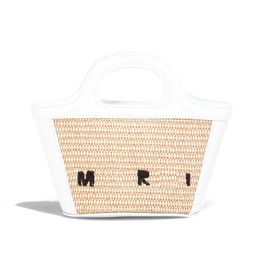 Bolsos de alta calidad de diseño nuevo mini Tropicalia Micro Straw Weave Bags Luxury Handbag Summer Rattan Bag Cross Body Teles Lady CLUT 9876