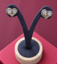 Nouvelles boucles d'oreilles de bijoux de créateur, collier de fleurs avec lettres multicolores, broche, box006 pour femmes
