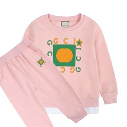 Nouveau designer Enfants Vêtements Ensembles Bébé Survêtements Printemps Automne Garçon Fille Coton Veste à manches longues pantalons 2pcs ensembles Garçons ensemble