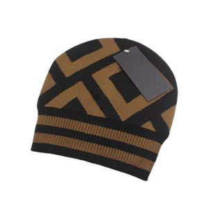 Nieuwe ontwerper gebreide hoed beanie cap ski hoeden snapback masker heren gemonteerd winterschedels unisex kasjmier plaid letters luxe casual outdoor mode G-2