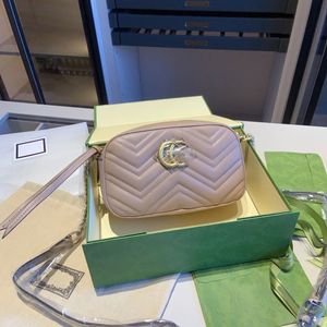 Nouveau designer dames classiques sac à malin de caméra wavy sac à main