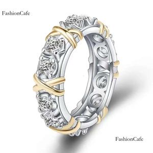 Nieuwe designer damesring met diamanten moderingen voor dames klassieke sieraden goud vergulde roos bruiloft vakantie geschenken 118