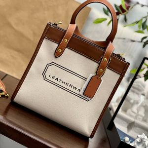 Nieuwe Designer Lady Field Tote Nylon Schoudertas Coac Luxe Two-tone Hoge Kwaliteit Leider Handtassen Ontwerpers Canvas Originele Totes Portemonnee Totes Tassen Maat 22 20 cm