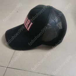 Nouveau designer Lexurie Letre Broderie Bend Wave Caps Male Hip Hop Visor Mesh Male Femelle Cross Punk Baseball Hats1