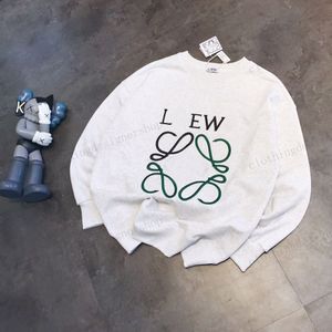 Nieuwe Designer Loewe Heren Sweatshirts Dames Hoodies Mannen Mode Sweatshirt Letter Print Truien Herfst Winter Hoodie Casual Tops Modieuze Jas