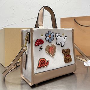 Nieuwe Designer Mooie Sticker The Field Totes Bags Willow Tote Schouder Draagtas Luxe Vrouw Hand Emmer Dames Grote Capaciteit Portemonnee Portemonnee Totes Grace Maat 22cm