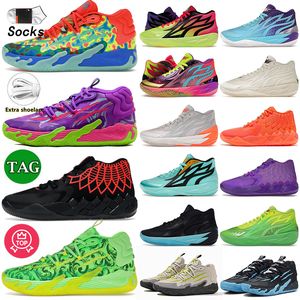 Nieuwe Designer MB.03 Lamelo Balschoenen MB03 Basketbaltrainers MB.02 Outdoor Guttermelo Toxic Black Blast MB.01 Atletische Sport Topkwaliteit Heren Dames Sneakers EUR 36-46