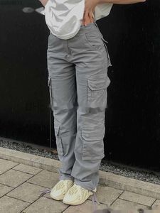 Nouveau designer pantalon pour hommes vintage Cargo Baggy Women Fashion 90S Streetwear Pockets Wide G High Waist Straight Y2K Pantalon Denim Salopes 82020202434