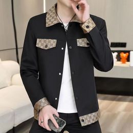 Nueva chaqueta para hombre de diseñador de lujo g de cartas de cartera de cartera casual chaquetas bombardero de collar de alta calidad